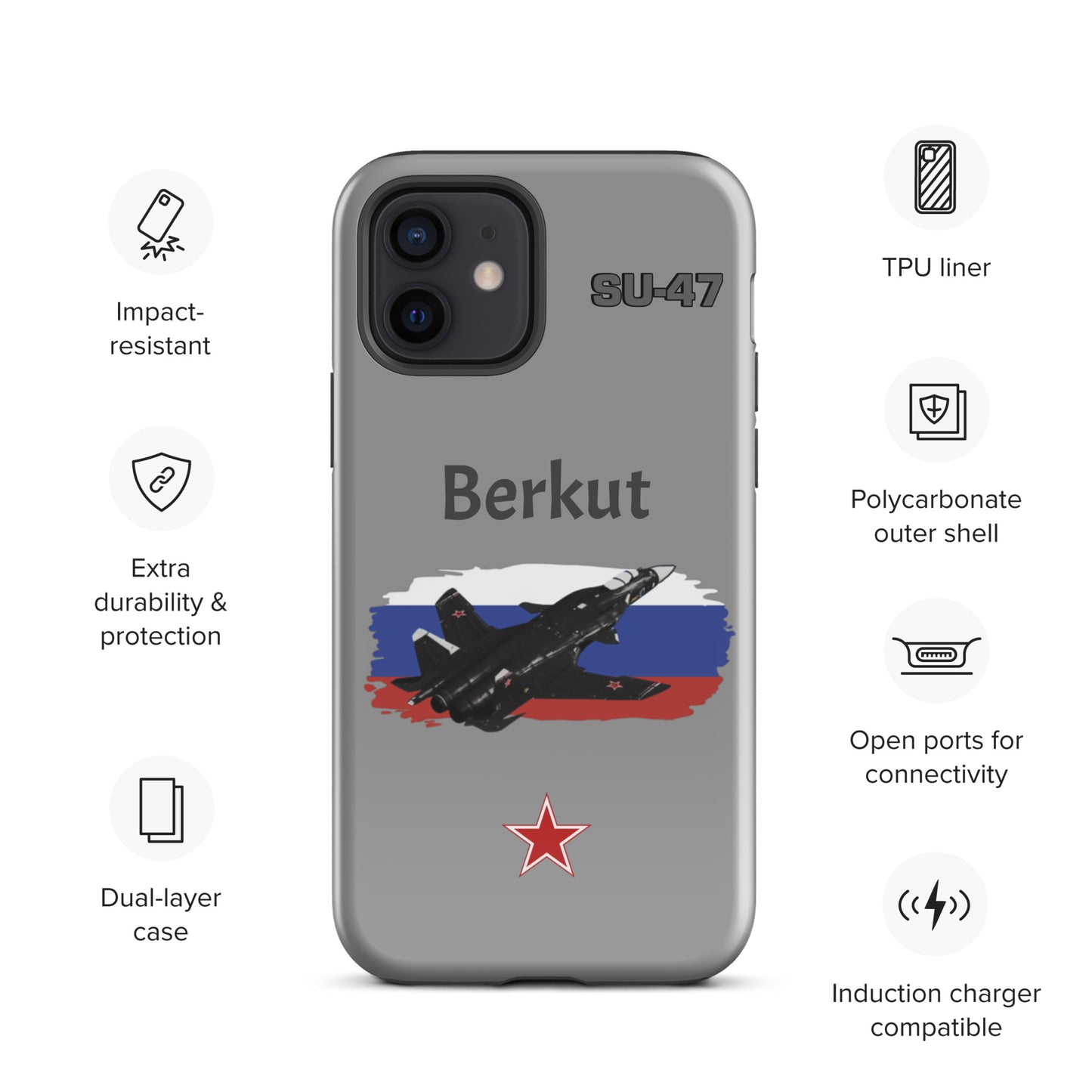 Berkut Patriot iPhone Case (Without Quotes)