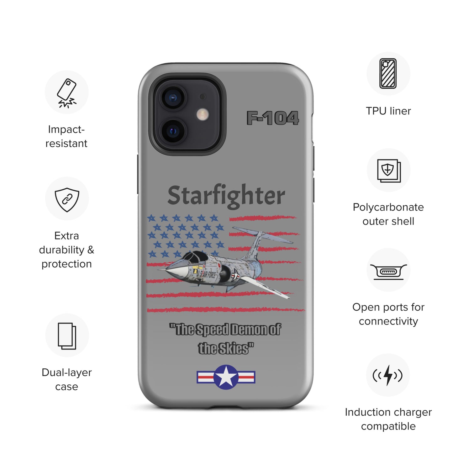 Starfighter Patriot iPhone Case
