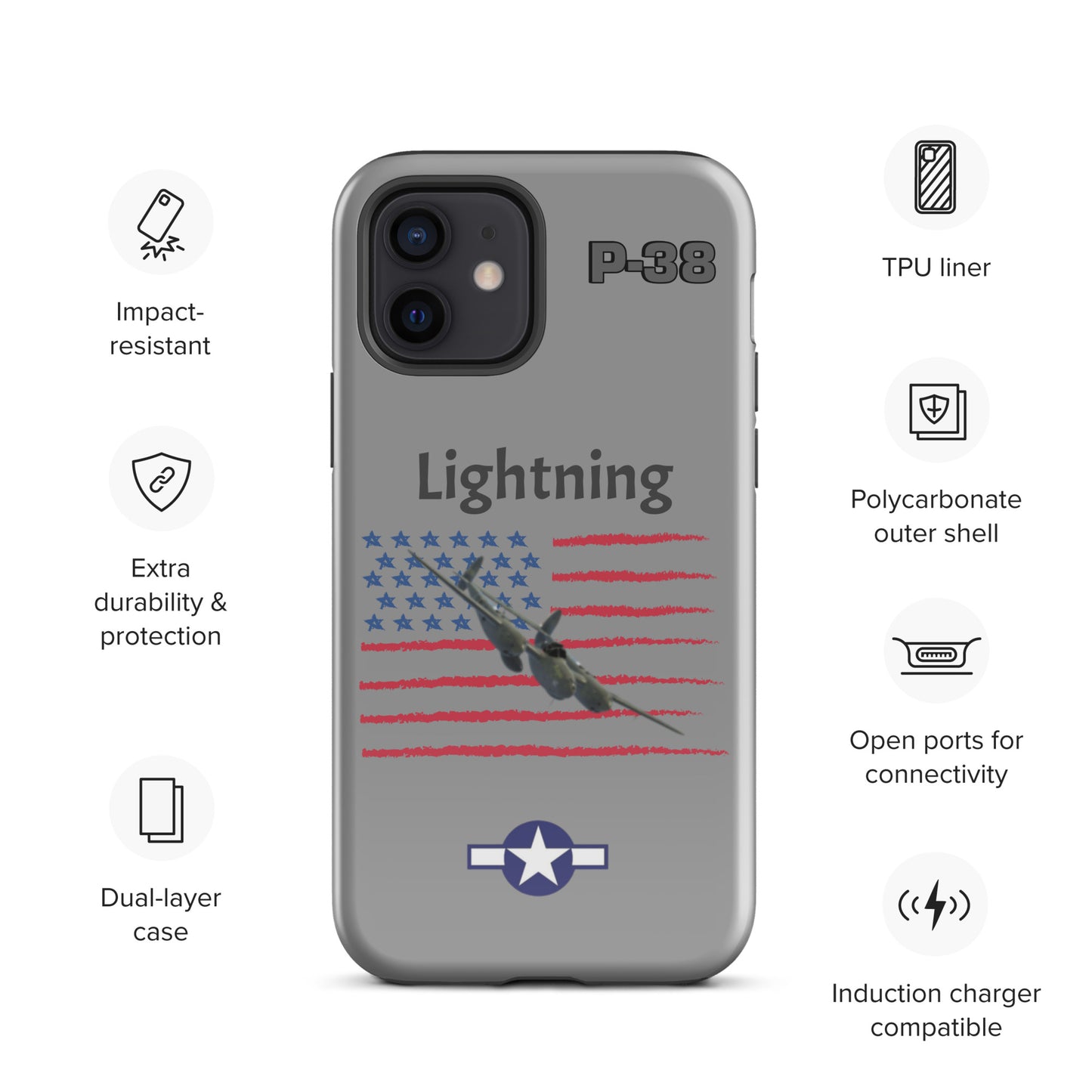 WWII Lightning Patriot iPhone Case