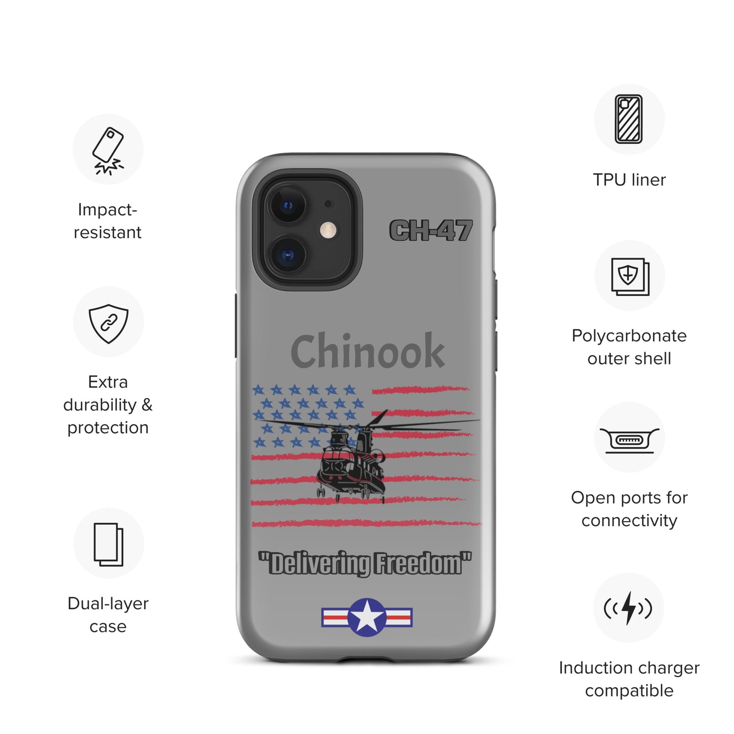 Chinook Patriot iPhone Case