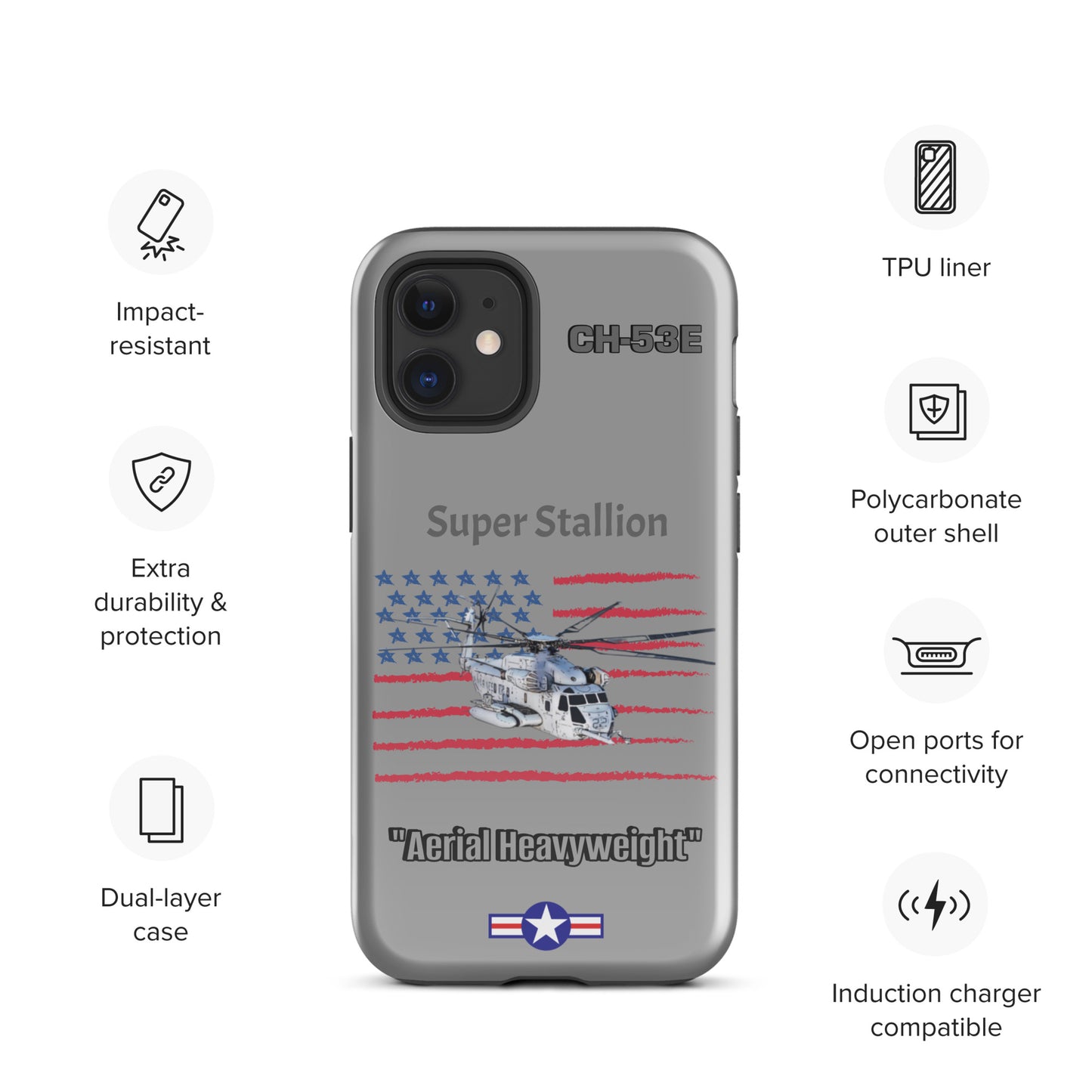 Super Stallion Patriot iPhone Case