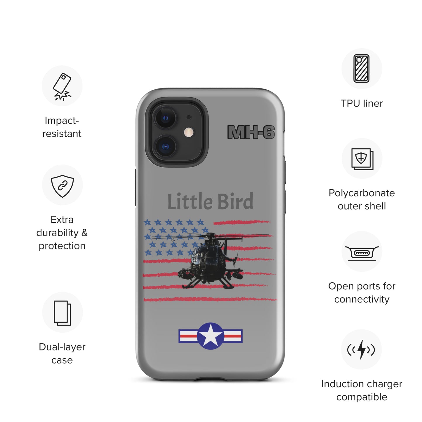 Little Bird Patriot iPhone Case (Without Quotes)