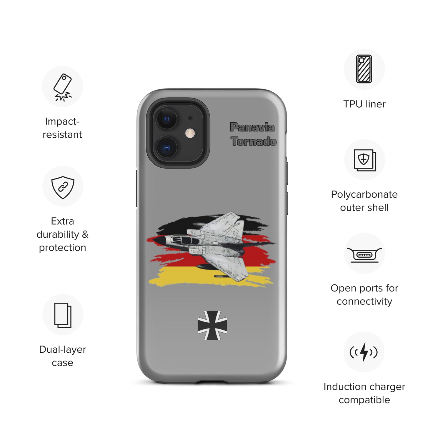 Tornado Patriot iPhone Case (Without Quotes)