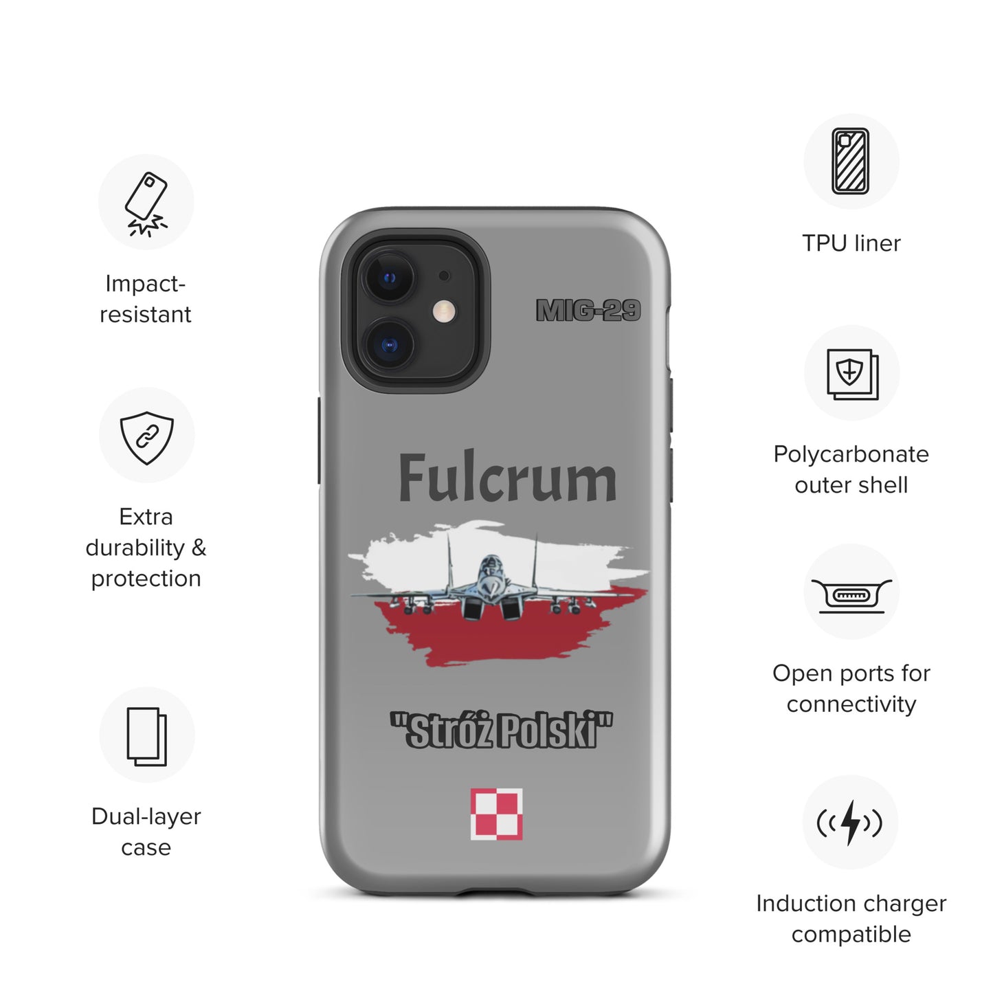Poland Fulcrum Patriot iPhone Case