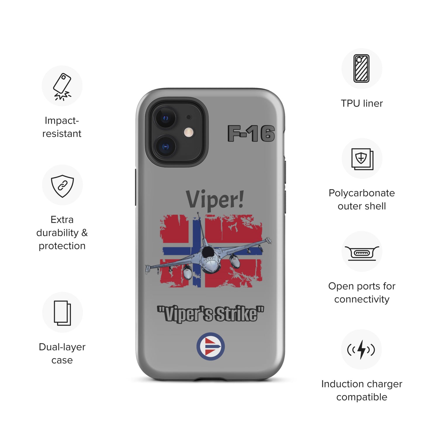 Norwegian Viper Patriot iPhone Case