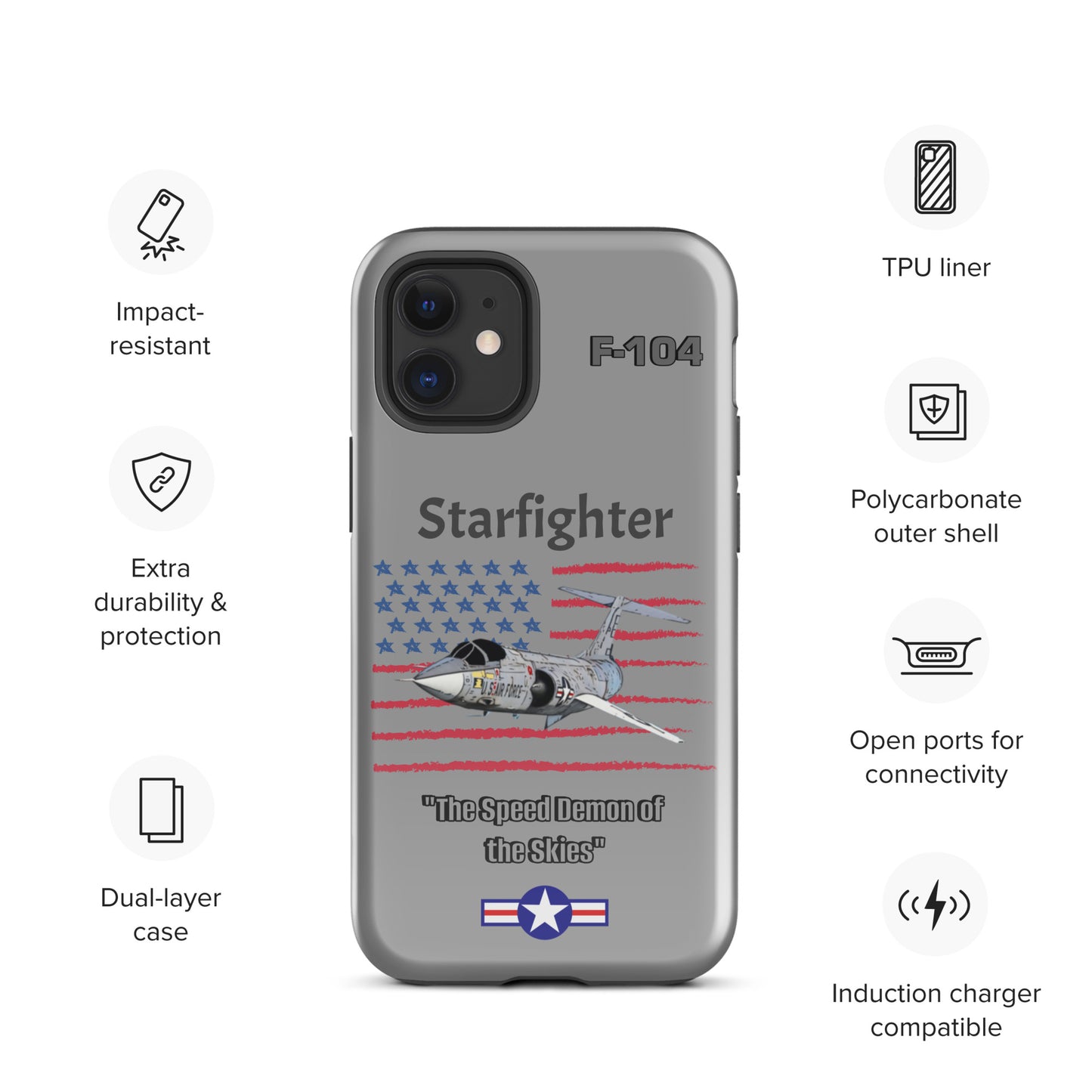 Starfighter Patriot iPhone Case