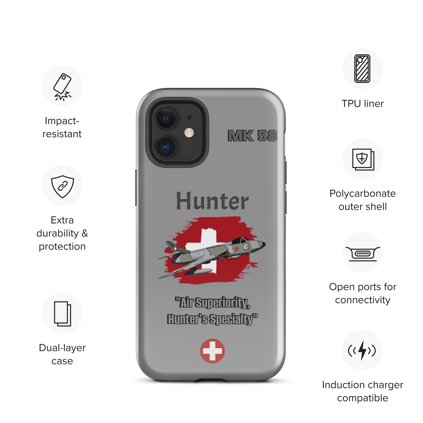Swiss Hunter Patriot iPhone Case