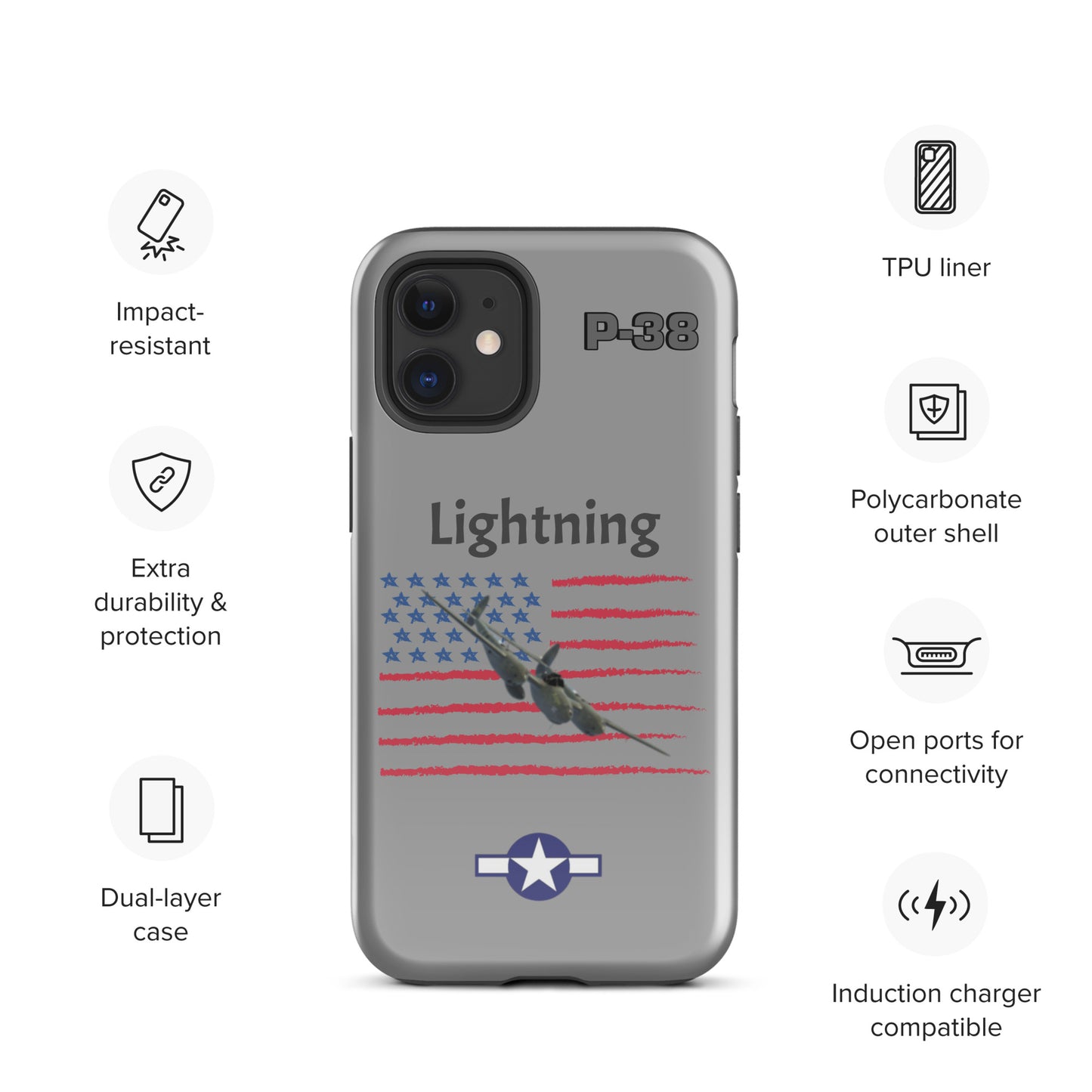 WWII Lightning Patriot iPhone Case