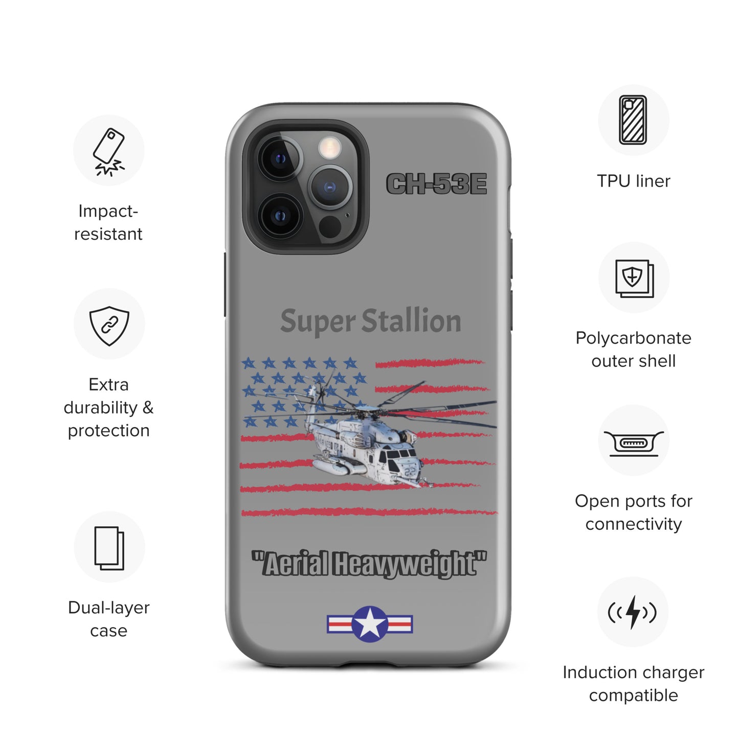 Super Stallion Patriot iPhone Case