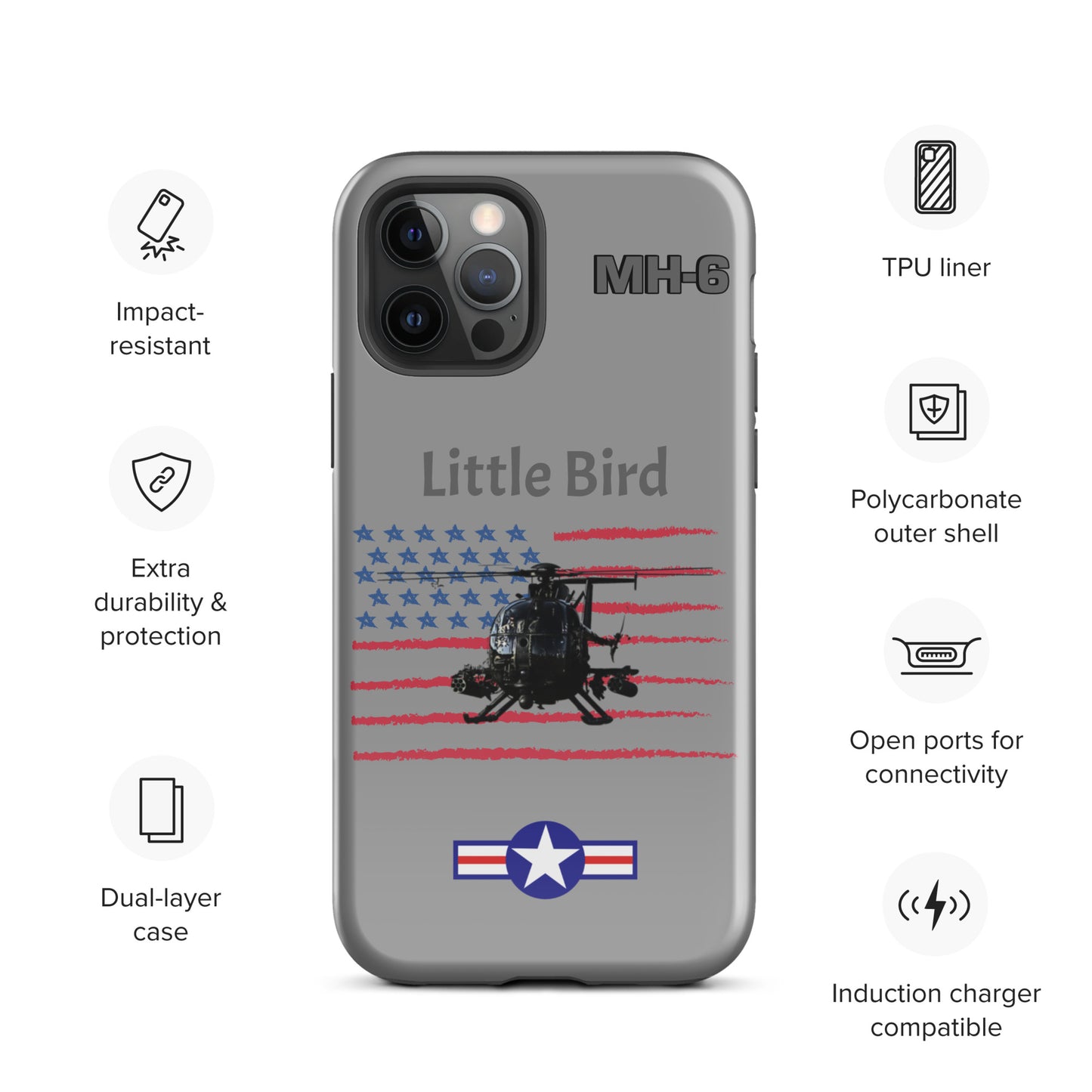 Little Bird Patriot iPhone Case (Without Quotes)