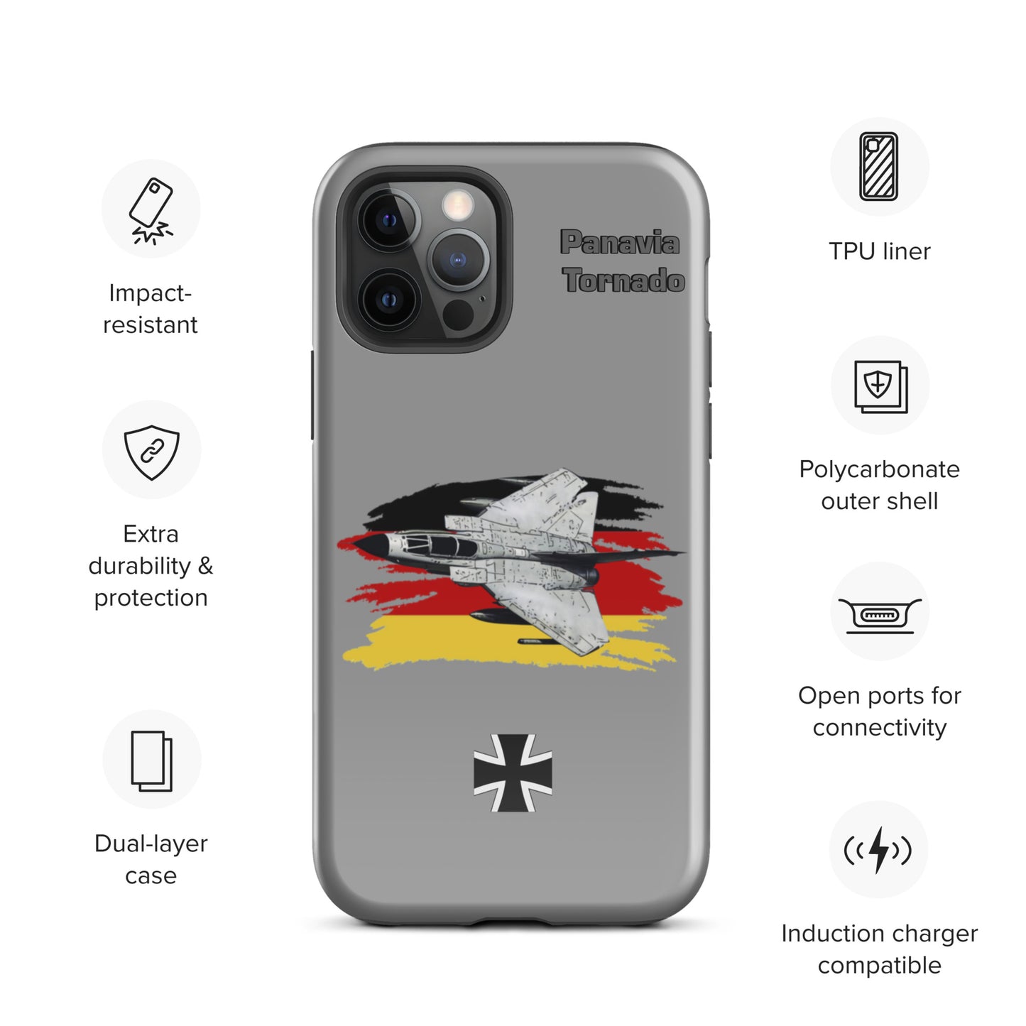 Tornado Patriot iPhone Case (Without Quotes)