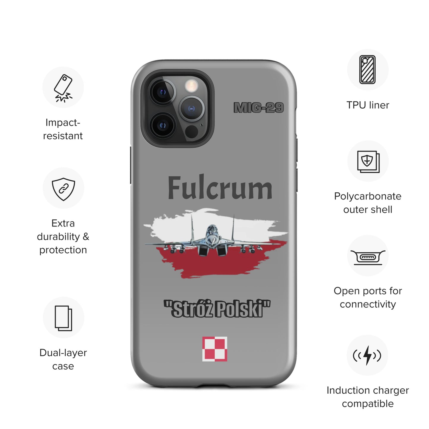 Poland Fulcrum Patriot iPhone Case