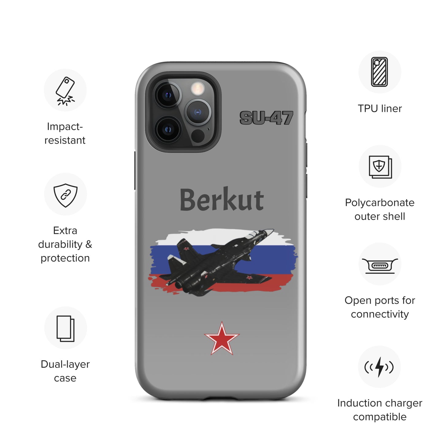 Berkut Patriot iPhone Case (Without Quotes)