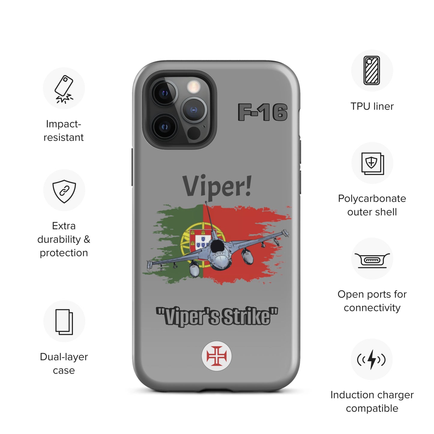 Portuguese Viper Patriot iPhone Case