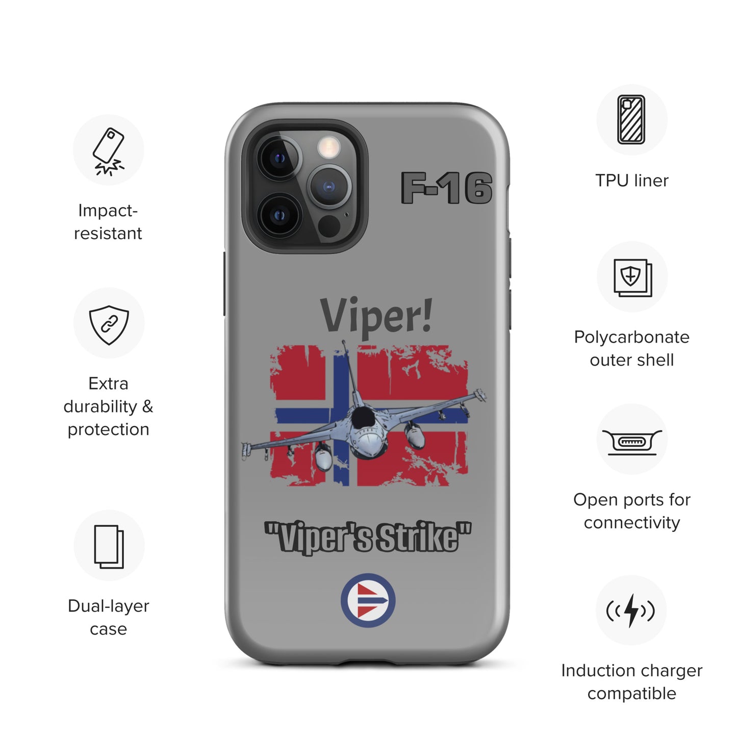 Norwegian Viper Patriot iPhone Case