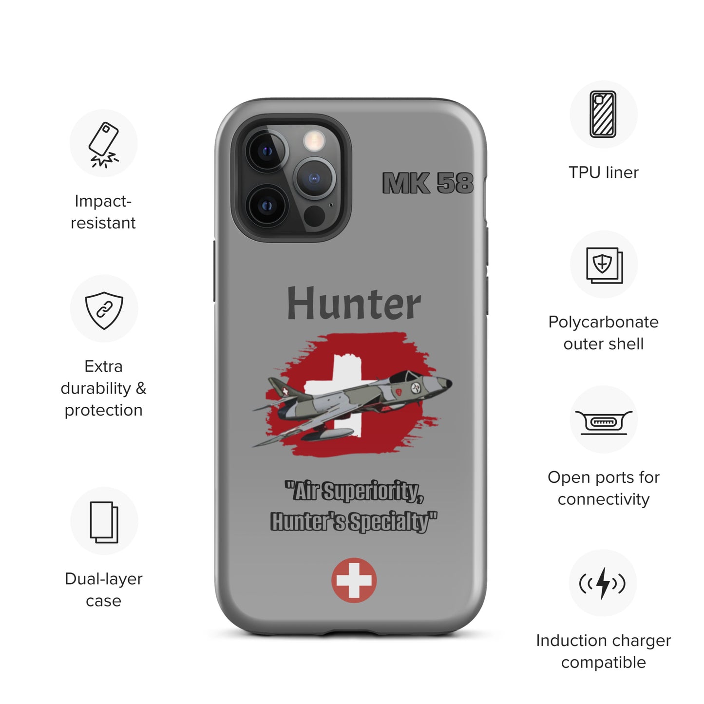 Swiss Hunter Patriot iPhone Case