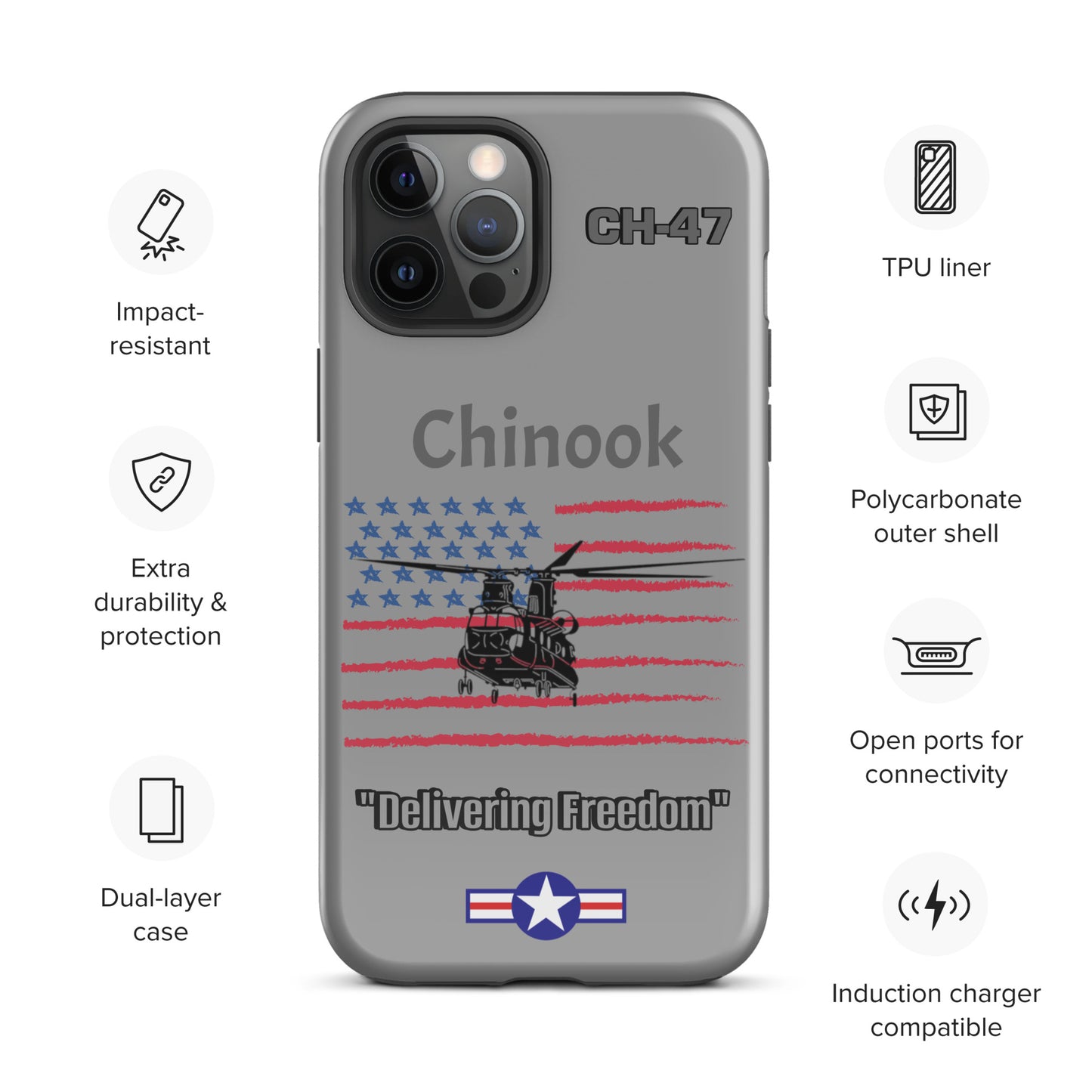 Chinook Patriot iPhone Case
