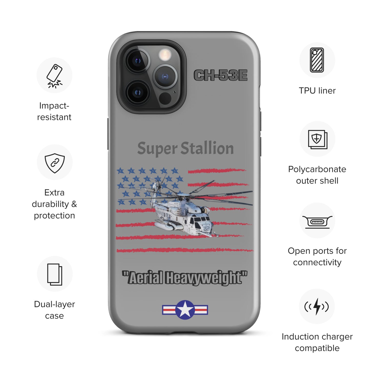 Super Stallion Patriot iPhone Case