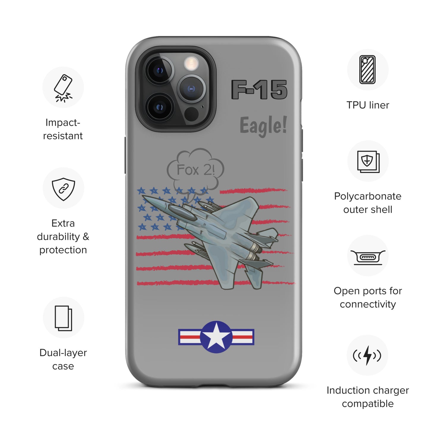 Eagle Wings Freedom iPhone Case (Without Quotes)