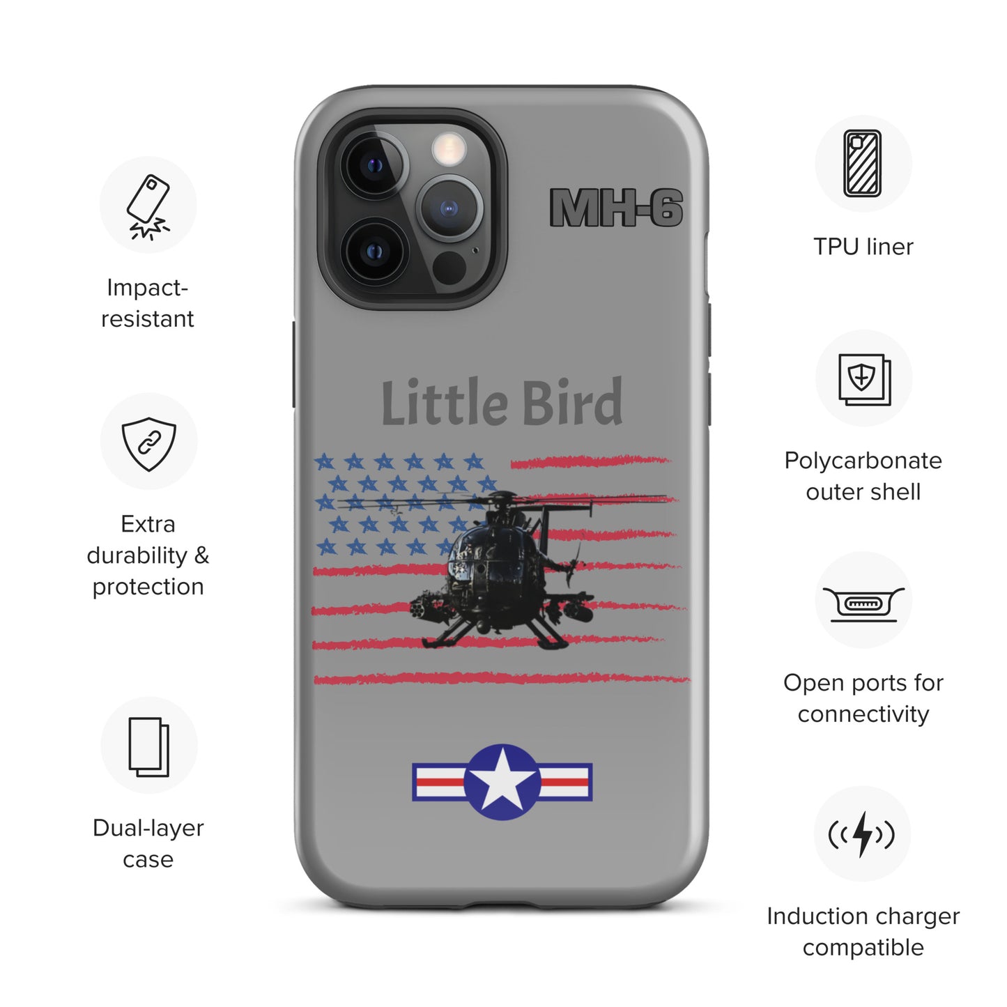 Little Bird Patriot iPhone Case (Without Quotes)