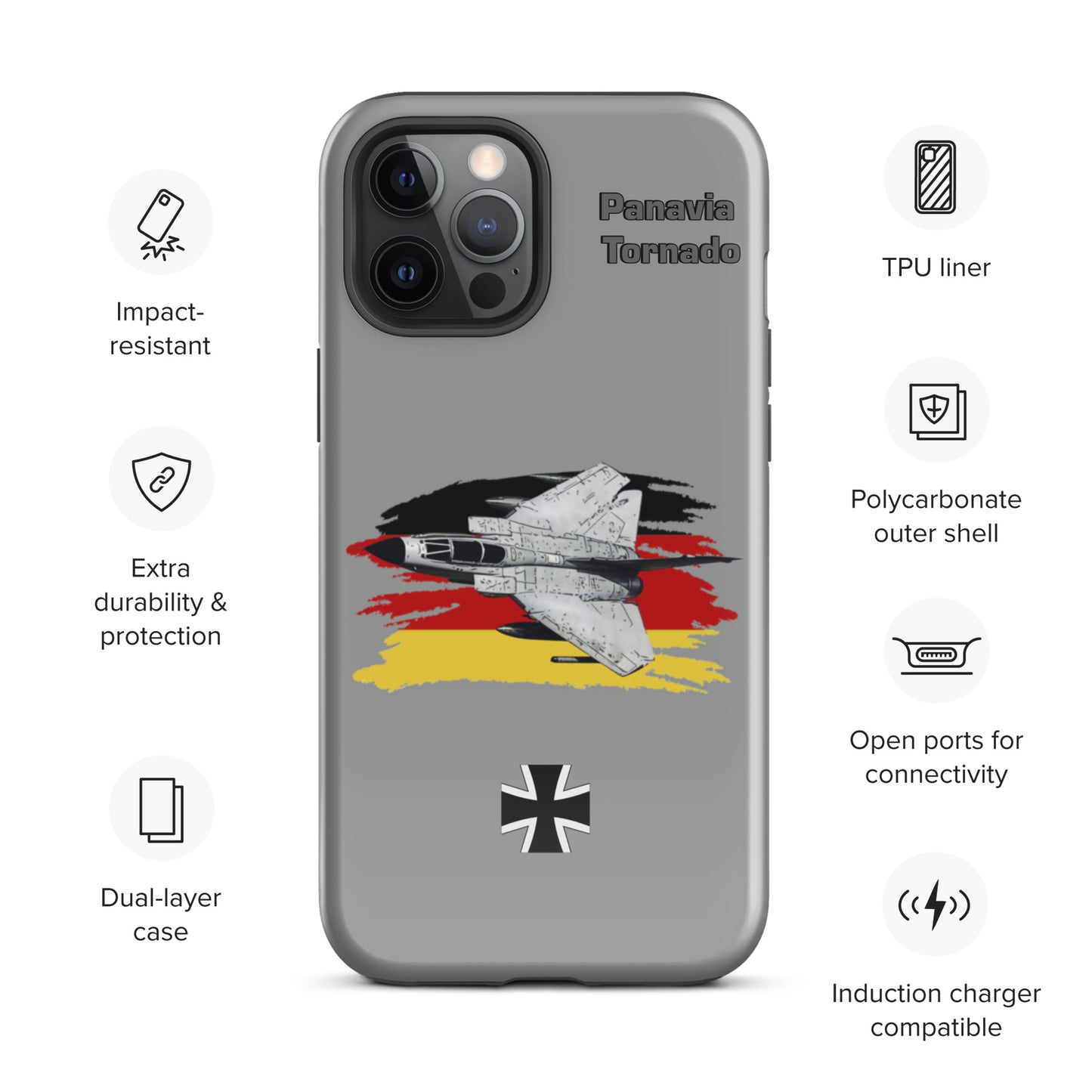 Tornado Patriot iPhone Case (Without Quotes)