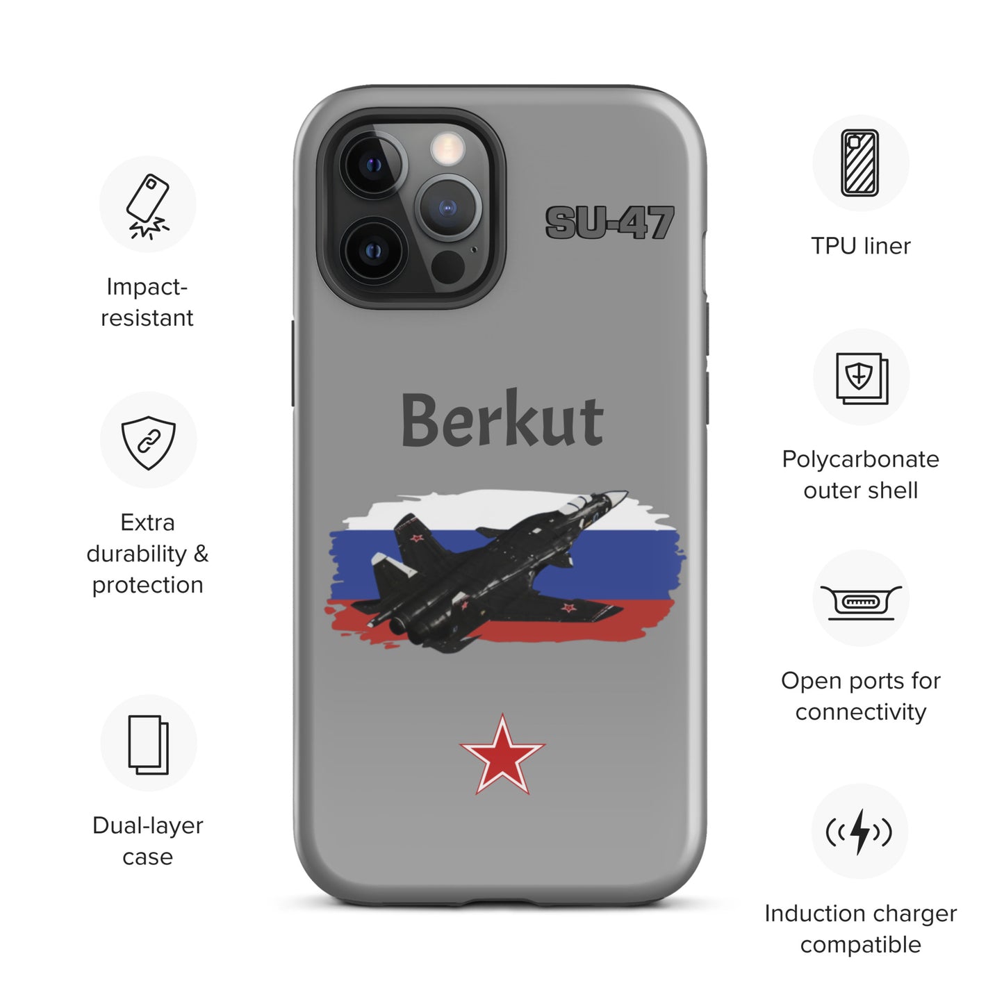 Berkut Patriot iPhone Case (Without Quotes)