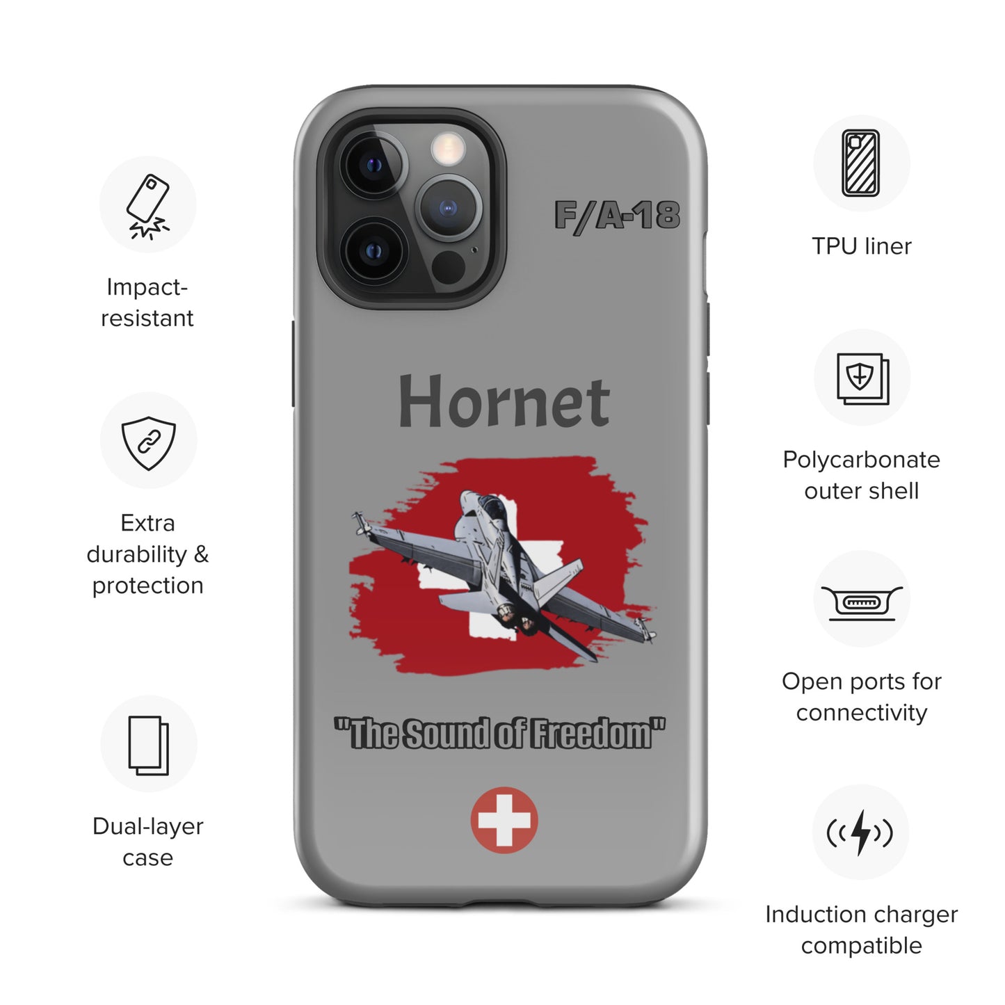 Swiss Hornet Patriot iPhone Case