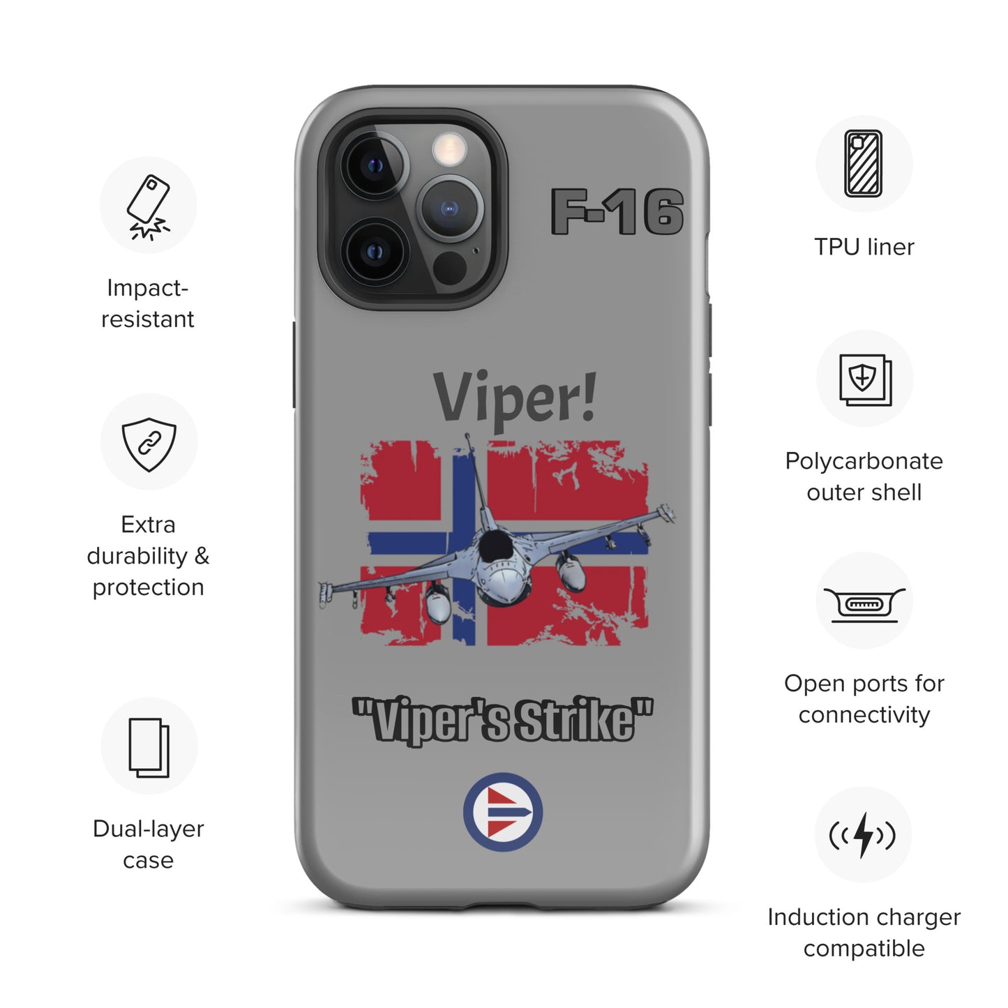 Norwegian Viper Patriot iPhone Case