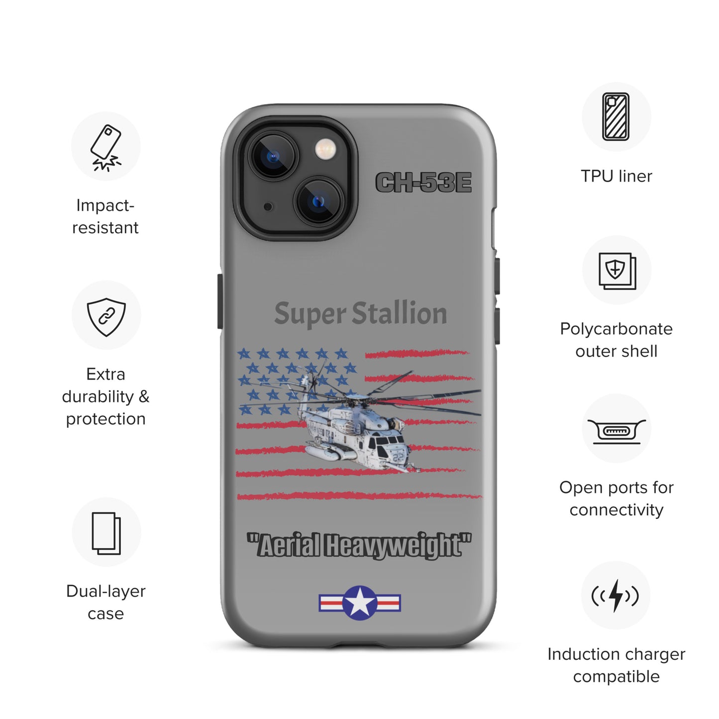 Super Stallion Patriot iPhone Case