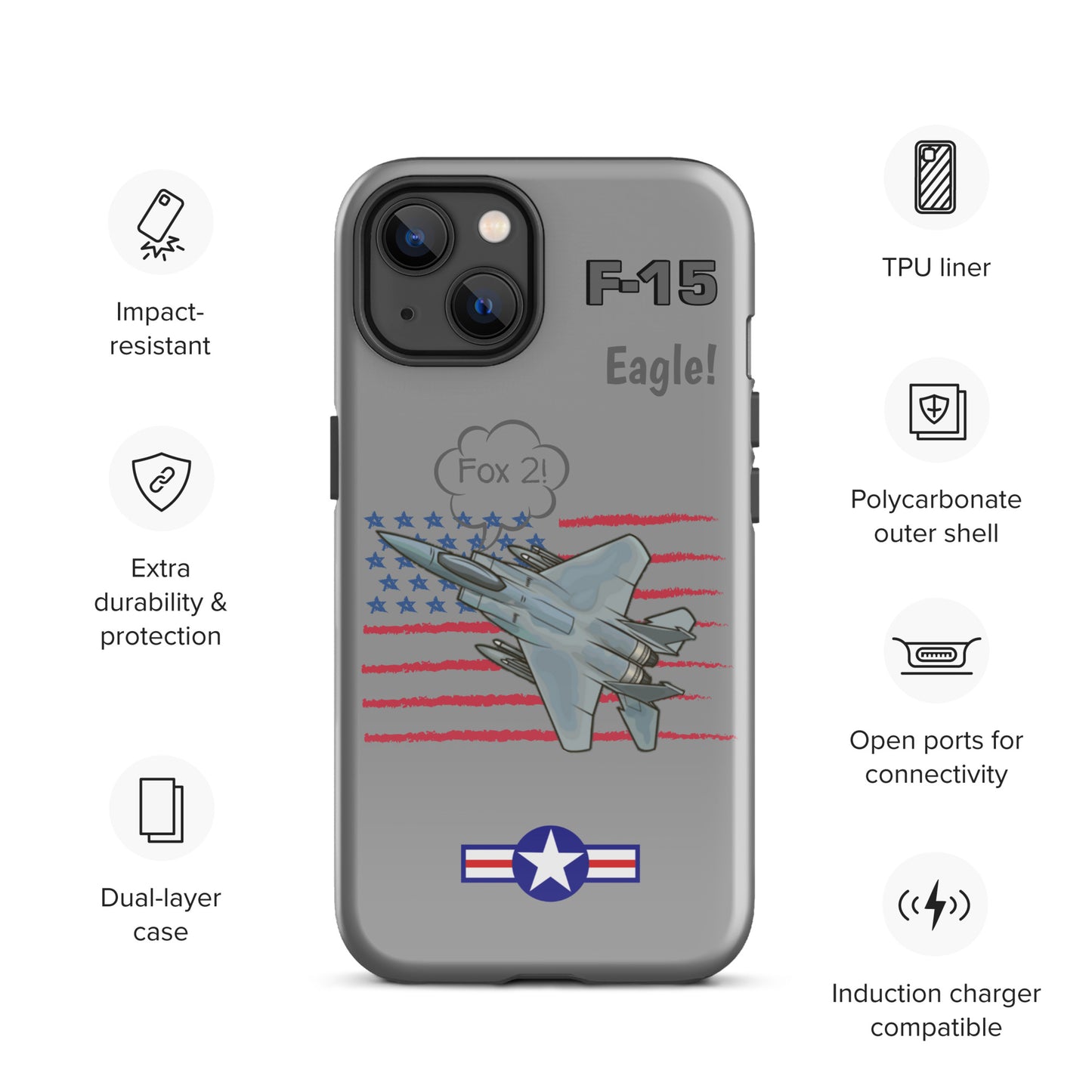 Eagle Wings Freedom iPhone Case (Without Quotes)