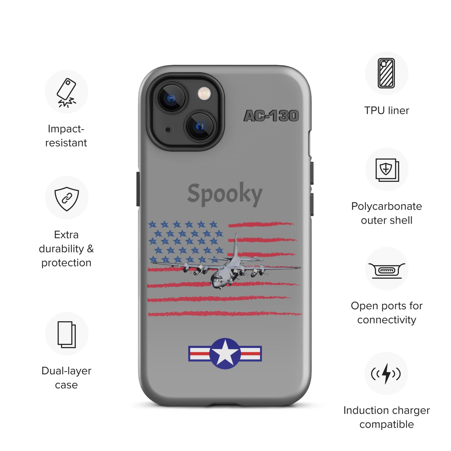 Spooky Patriot iPhone Case (Without Quotes)