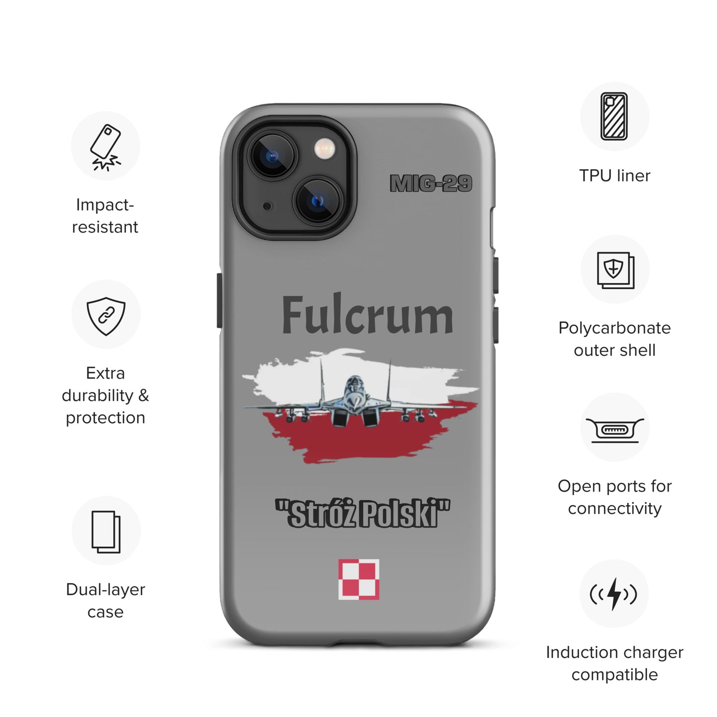 Poland Fulcrum Patriot iPhone Case