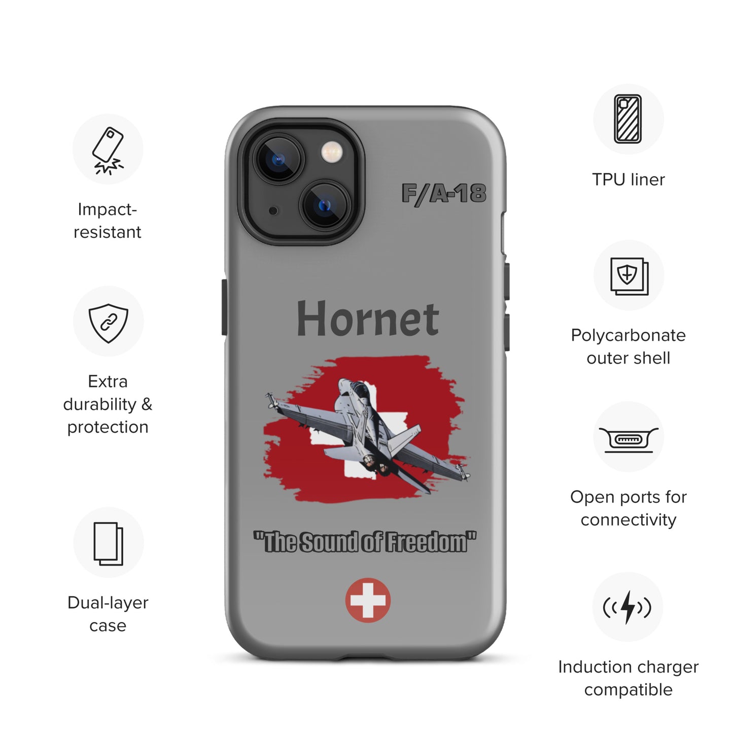 Swiss Hornet Patriot iPhone Case