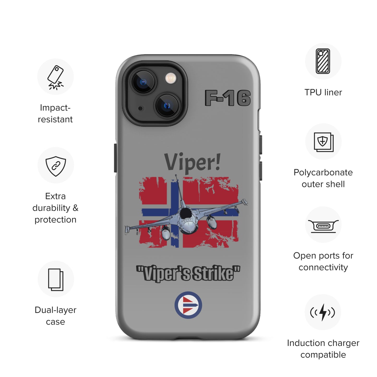 Norwegian Viper Patriot iPhone Case