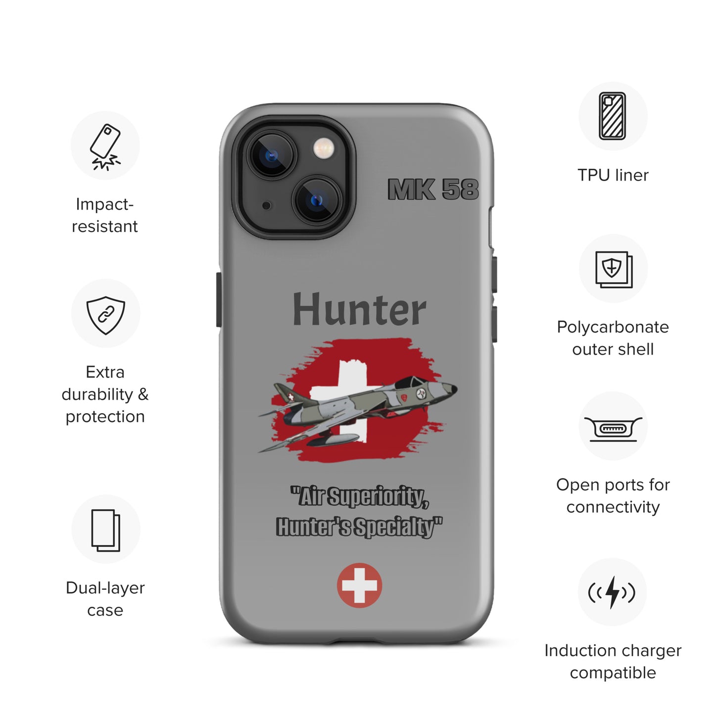 Swiss Hunter Patriot iPhone Case