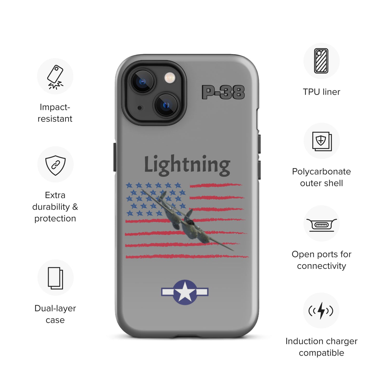 WWII Lightning Patriot iPhone Case