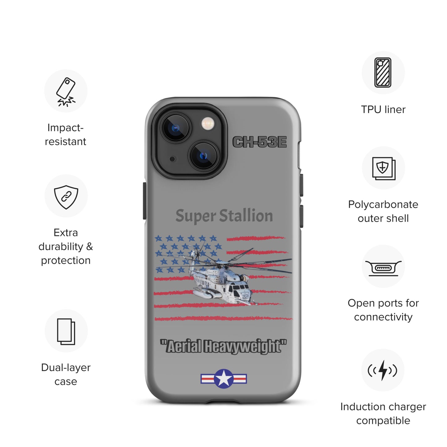 Super Stallion Patriot iPhone Case