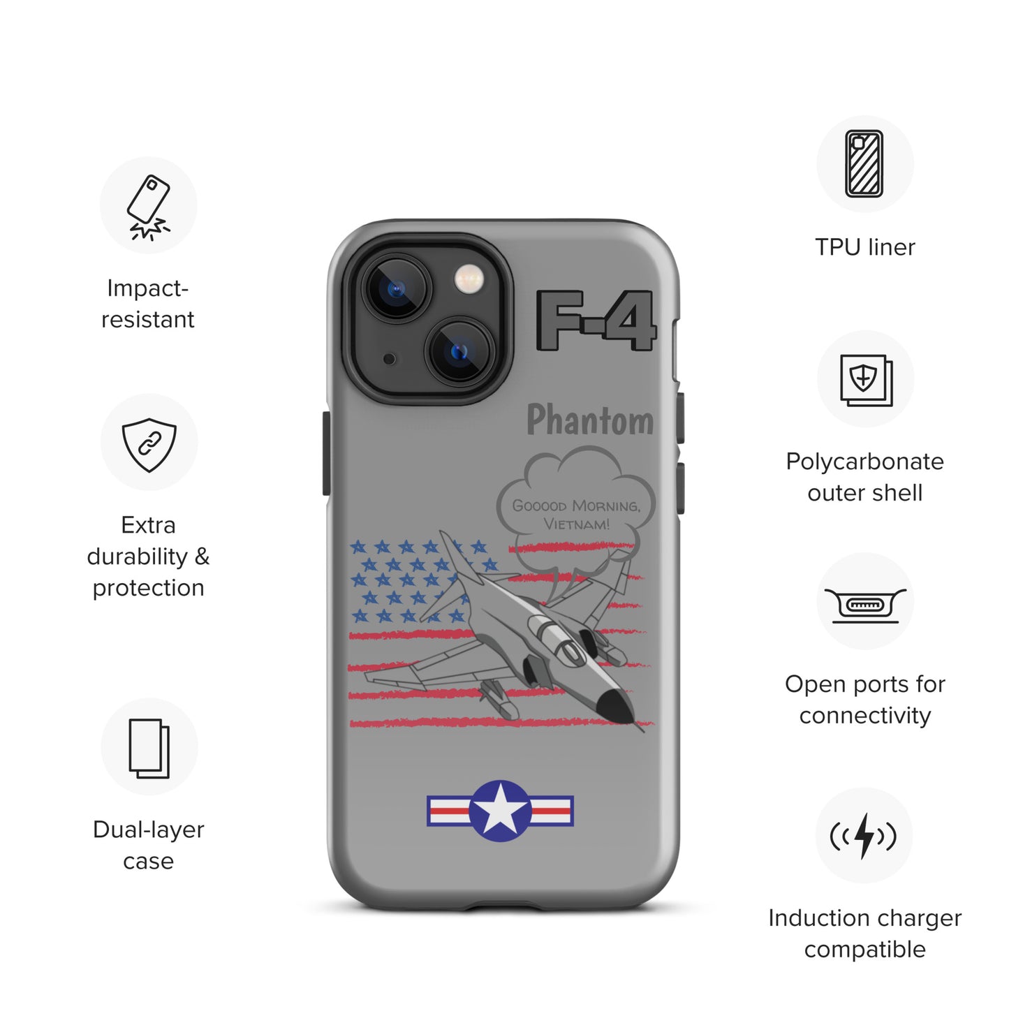 Patriot Phantom iPhone Case (Without Quotes)