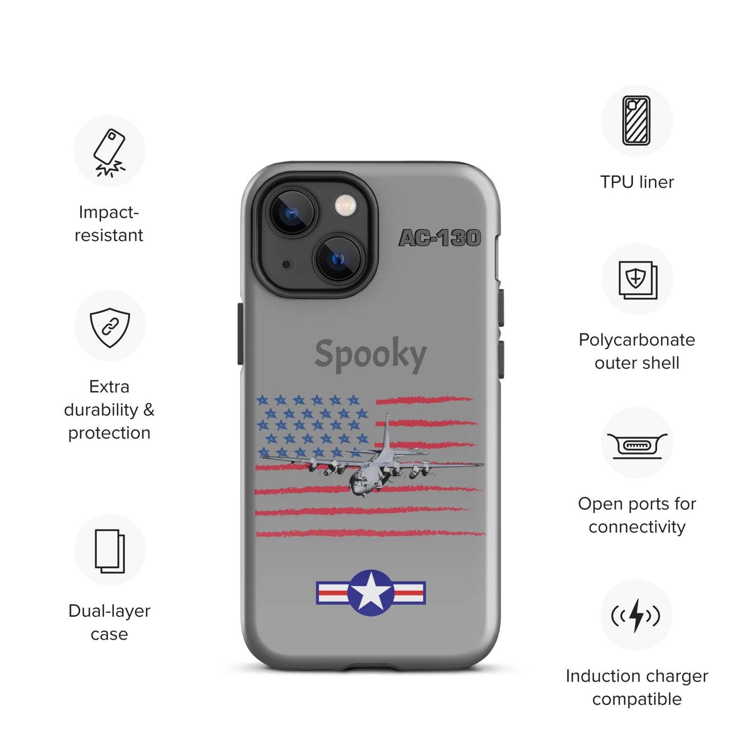 Spooky Patriot iPhone Case (Without Quotes)