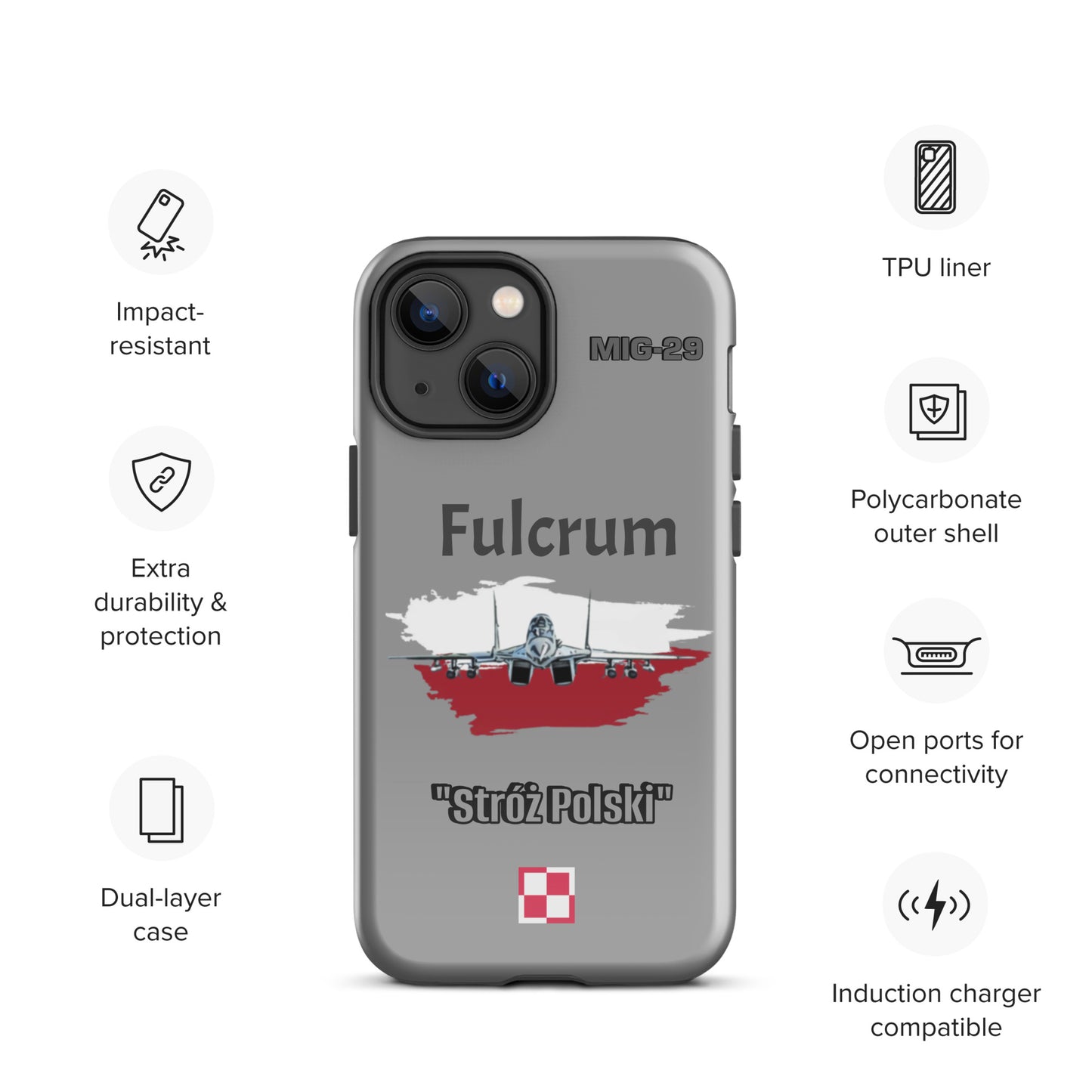 Poland Fulcrum Patriot iPhone Case