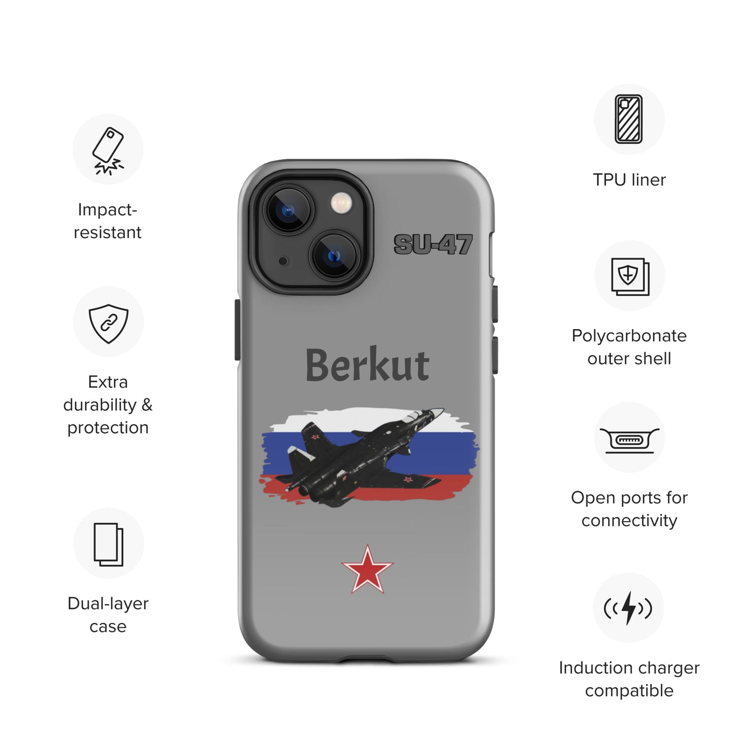 Berkut Patriot iPhone Case (Without Quotes)