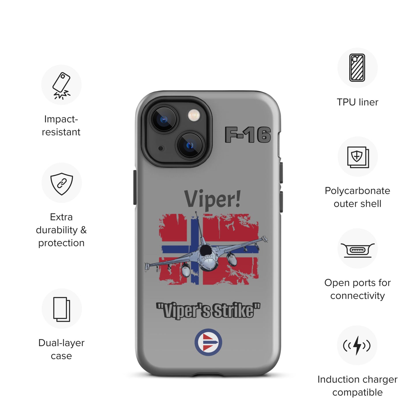 Norwegian Viper Patriot iPhone Case