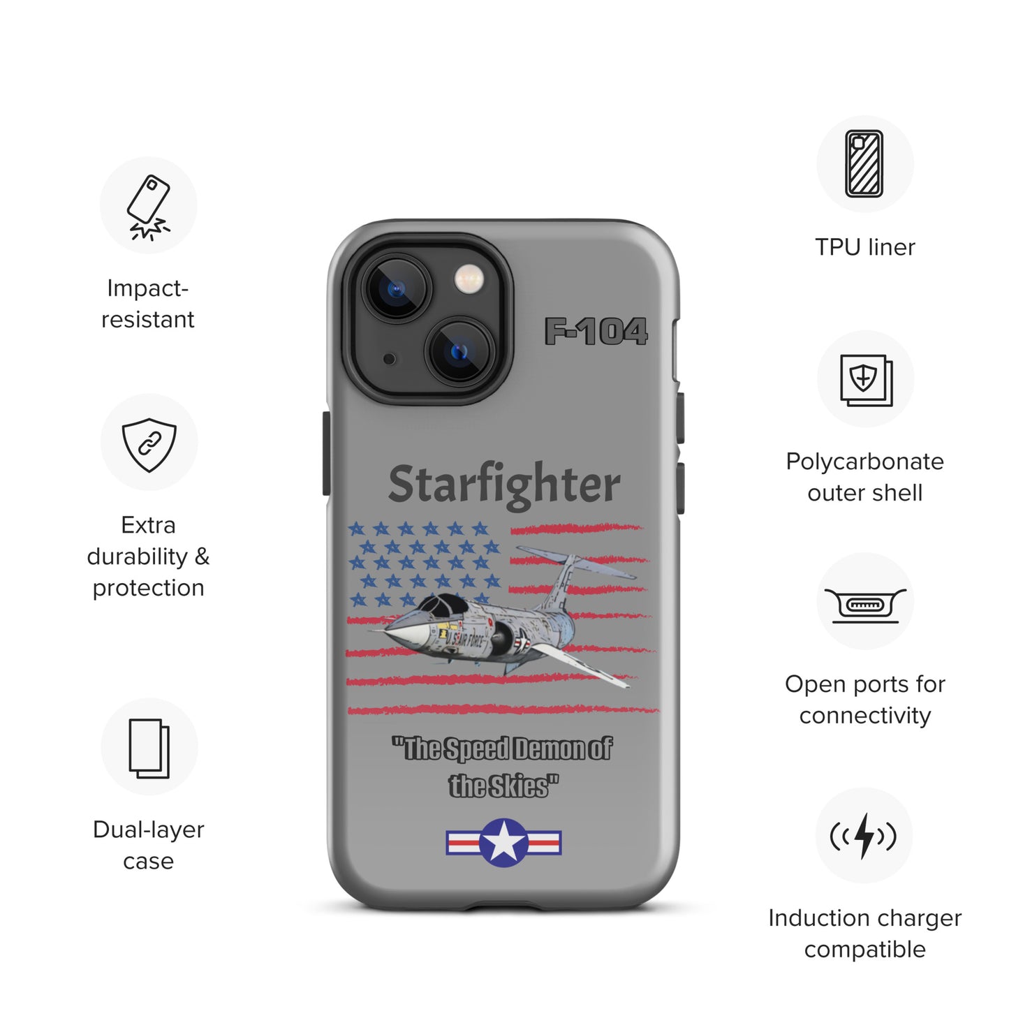 Starfighter Patriot iPhone Case