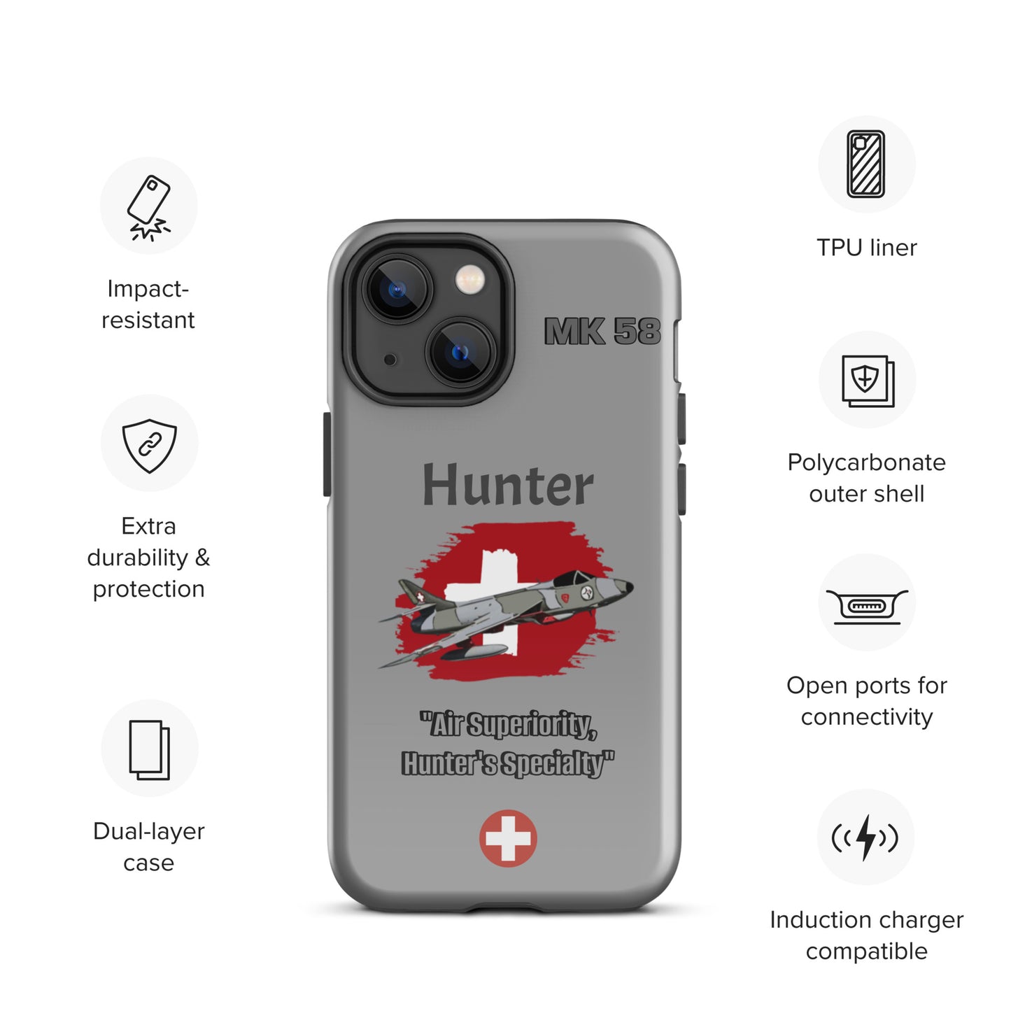 Swiss Hunter Patriot iPhone Case