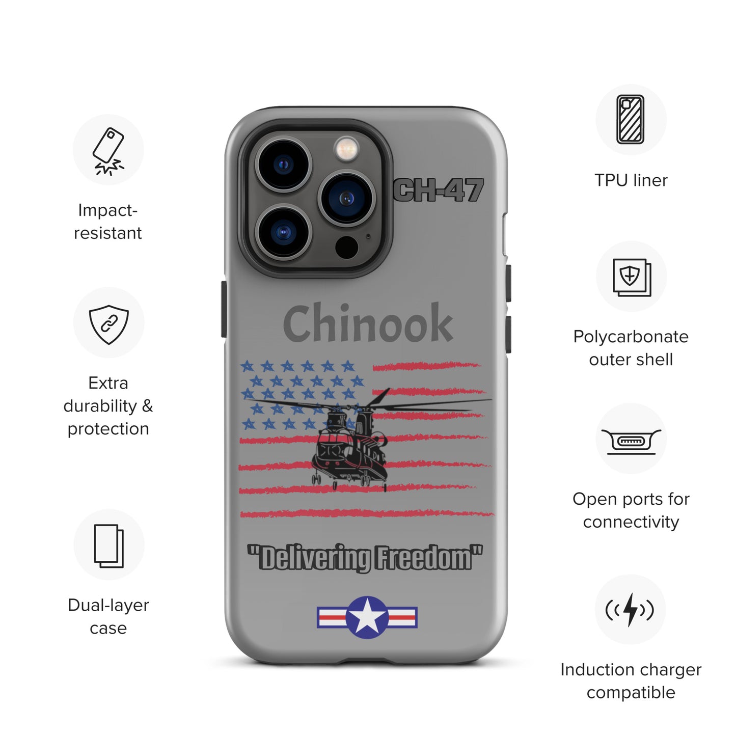 Chinook Patriot iPhone Case