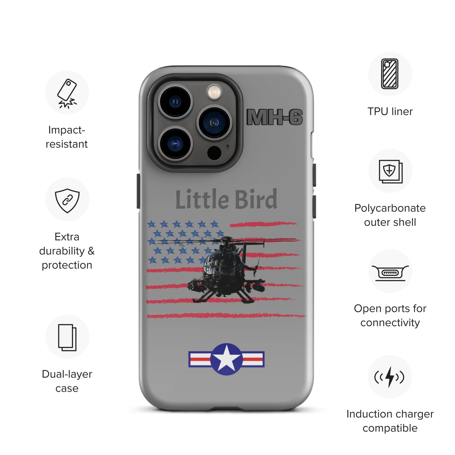 Little Bird Patriot iPhone Case (Without Quotes)