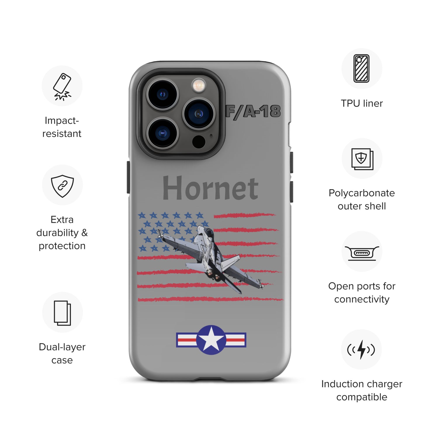 Hornet Patriot iPhone Case (Without Quotes)