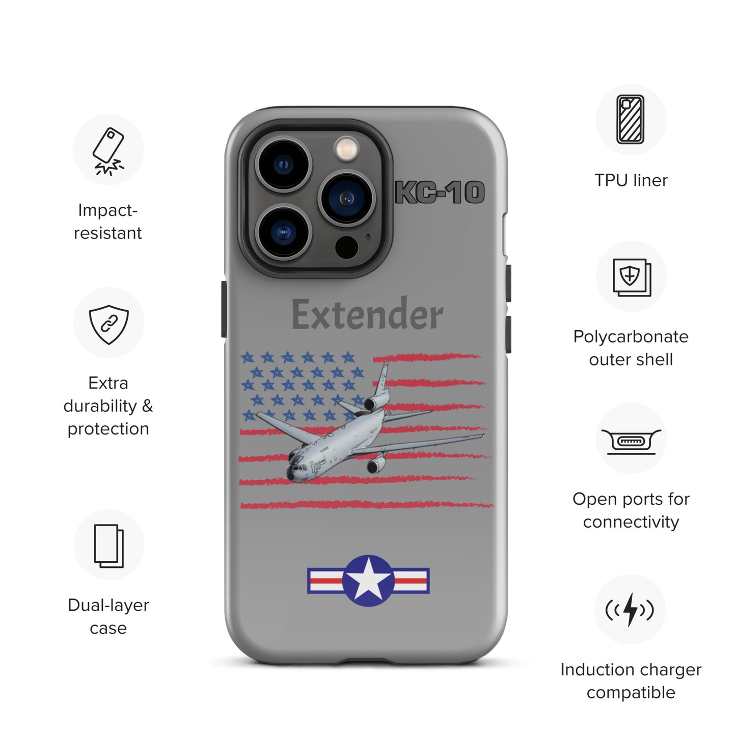 Extender Patriot iPhone Case (Without Quotes)