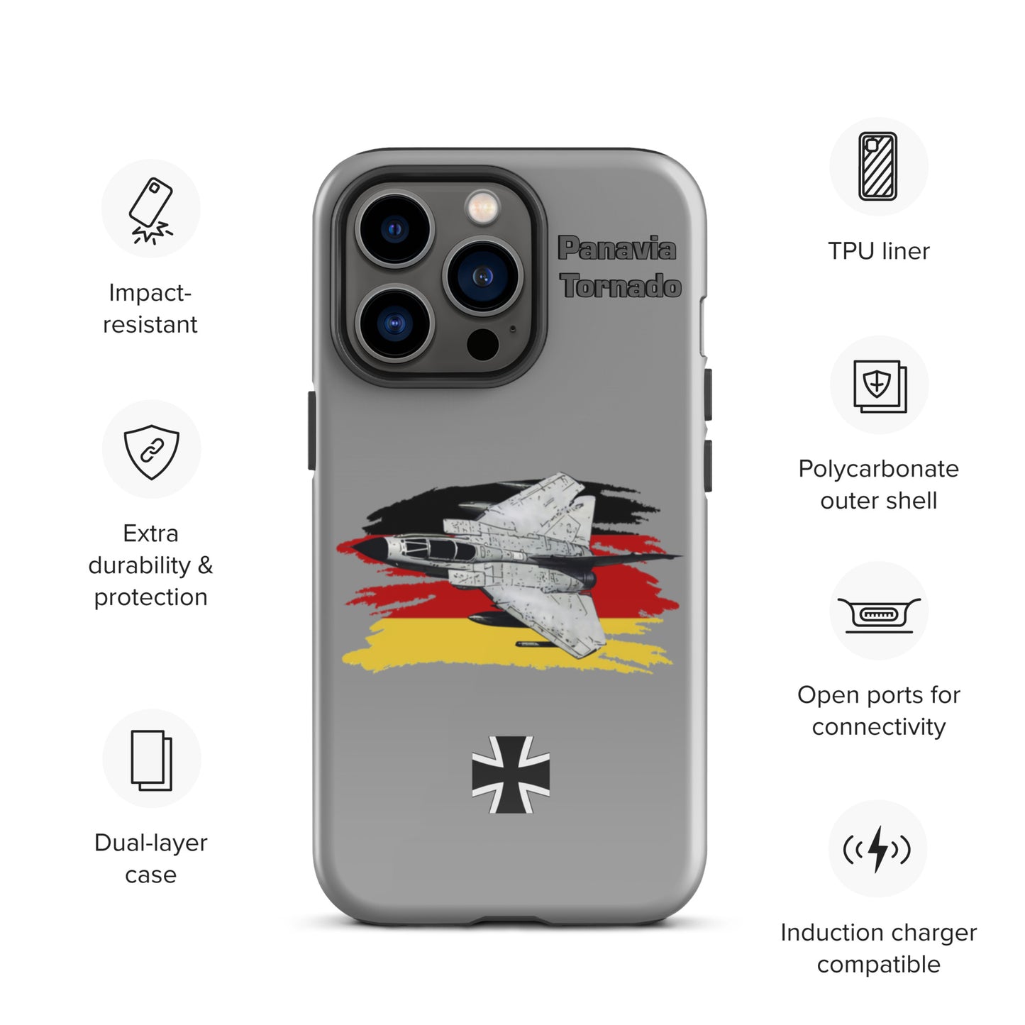 Tornado Patriot iPhone Case (Without Quotes)