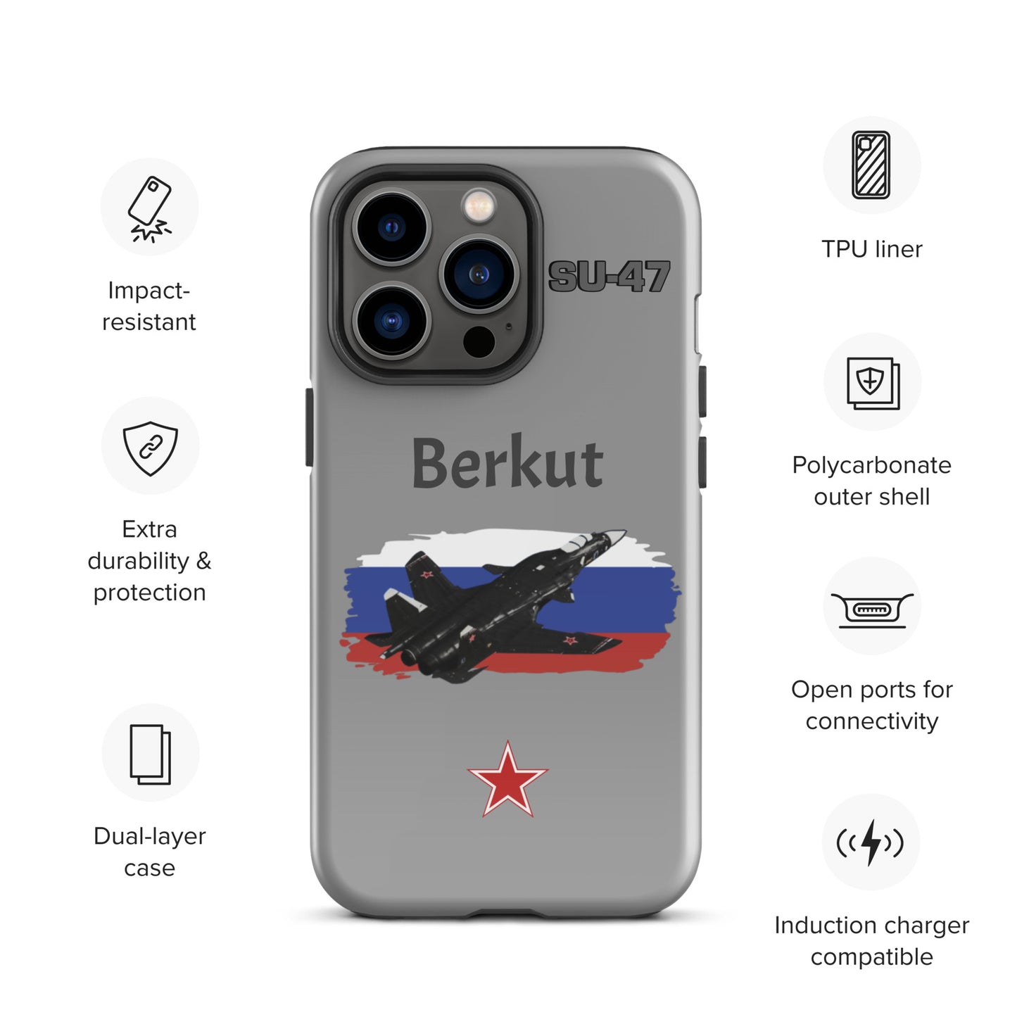 Berkut Patriot iPhone Case (Without Quotes)